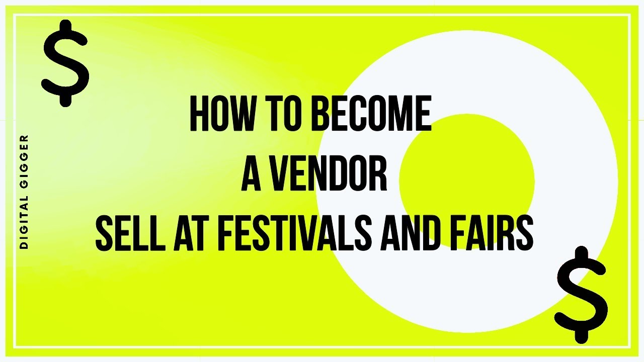 How to Become a Vendor and sell at Festivals and Fairs