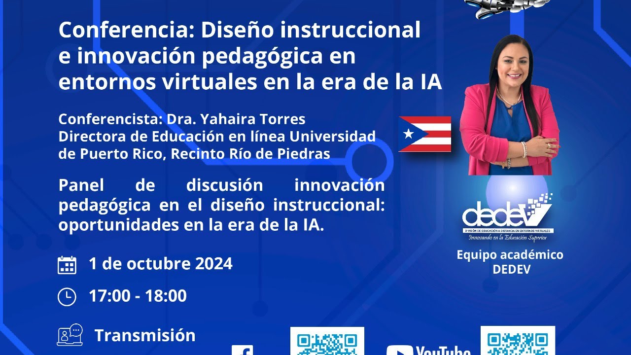 Diseño instruccional e innovación pedagógica en entornos virtuales en la era de la IA.