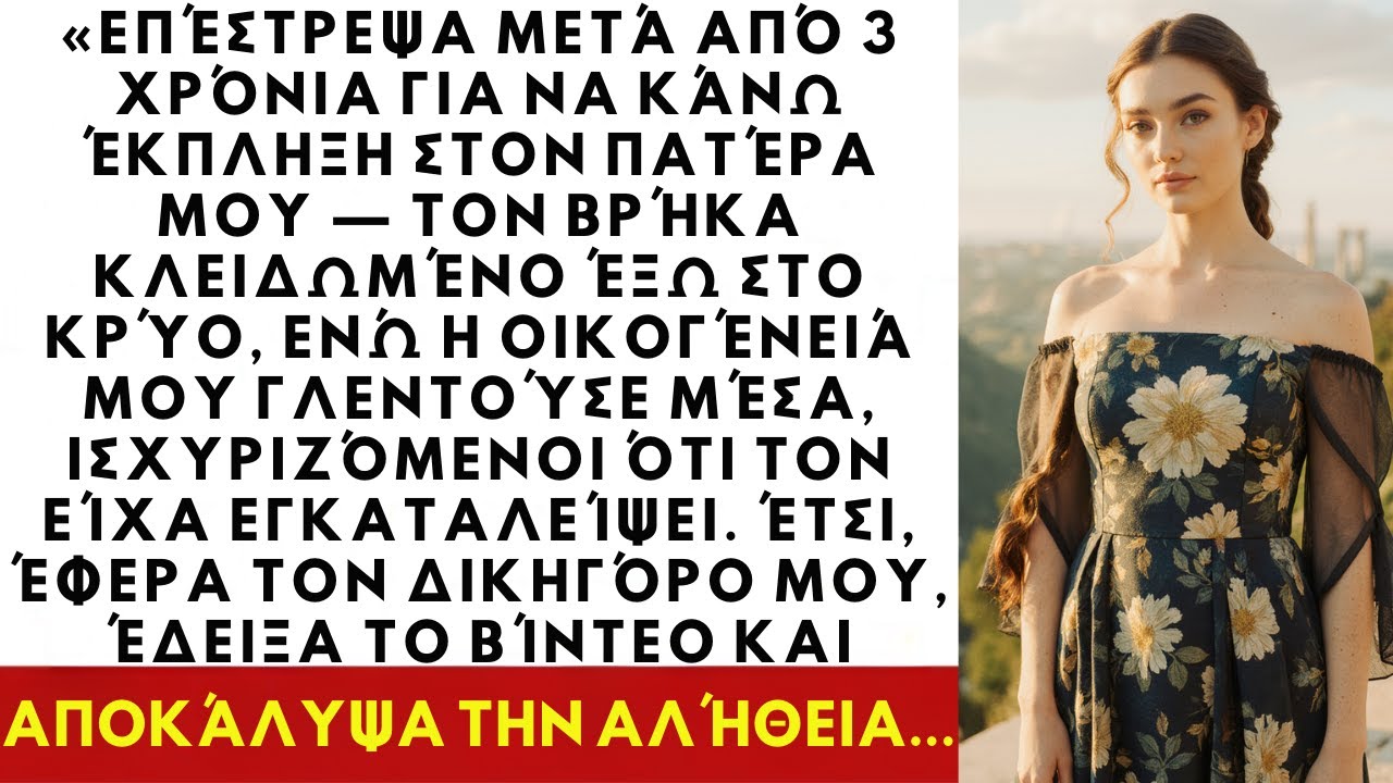 Μετά Από 3 Χρόνια Βρήκα Τον Πατέρα Μου Να Τρέμει Στην Κρύα Βεράντα· Η Αλήθεια Με Σύντριψε