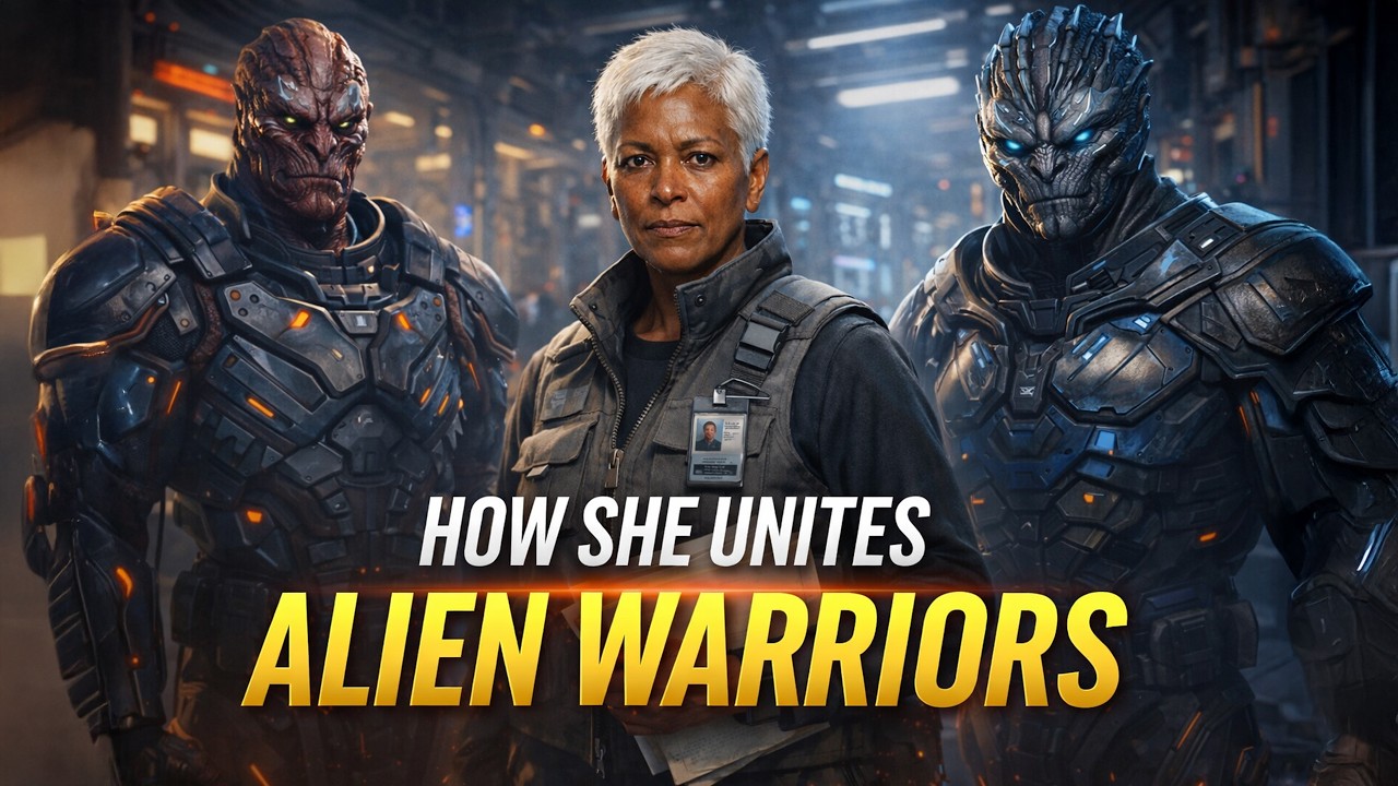 Alien Soldiers Laughed at the Human Grandmother... Until She Took Command