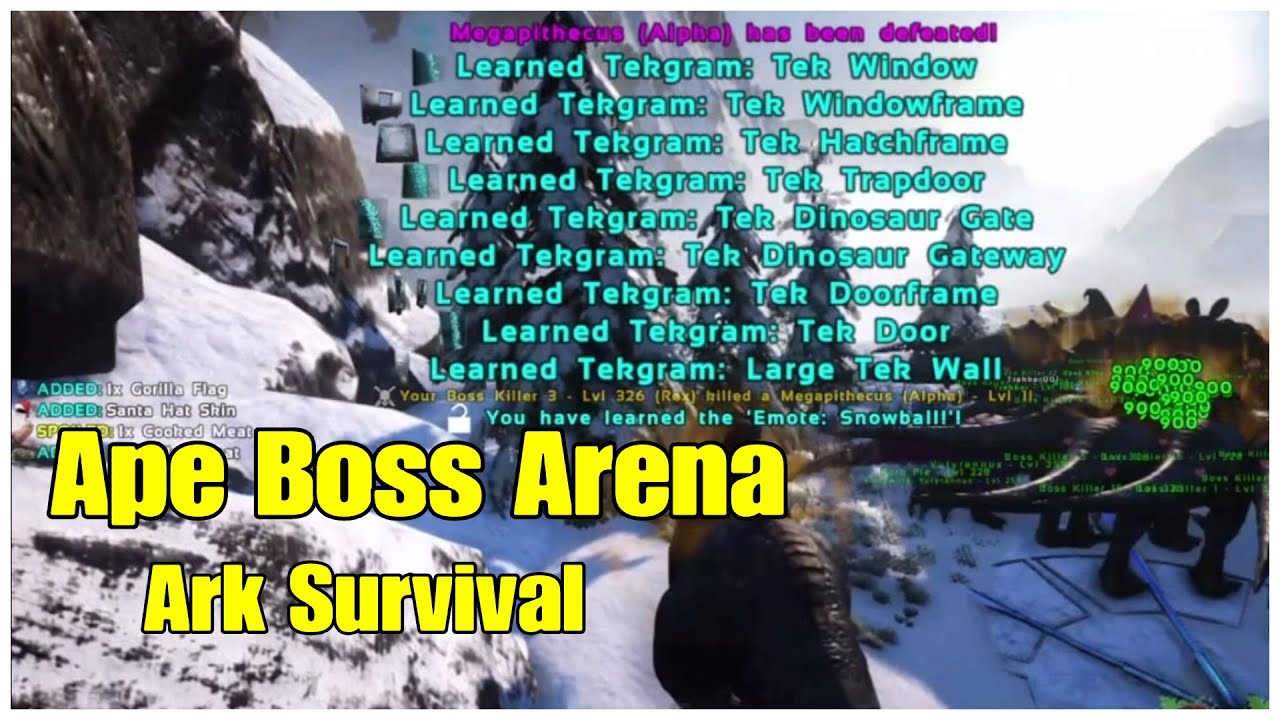 Alpha Ape Boss Arena Ark