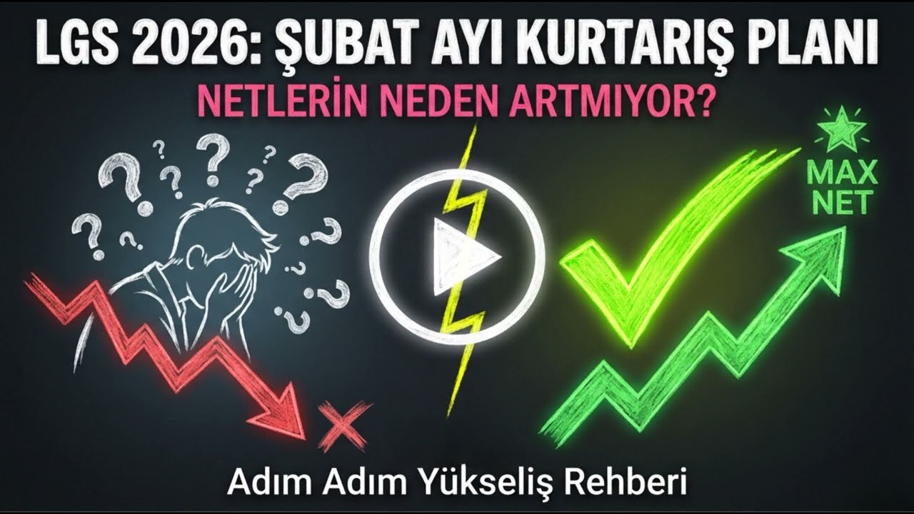 LGS 2026 Şubat Kurtarış Planı  Netler Neden Artmıyor