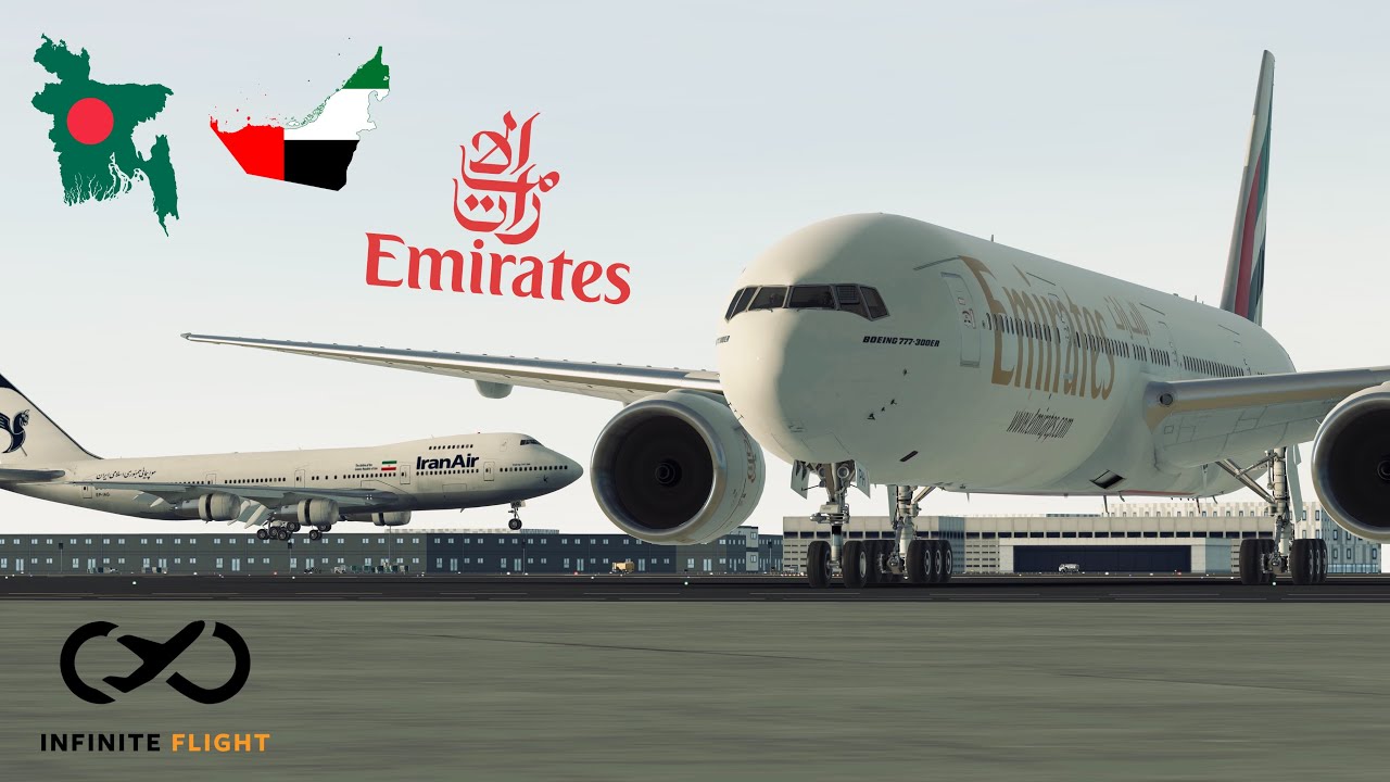 Infinite Flight GLOBAL: Dhaka (DAC) to Dubai (DXB) | Emirates Airlines | Boeing 777-300ER