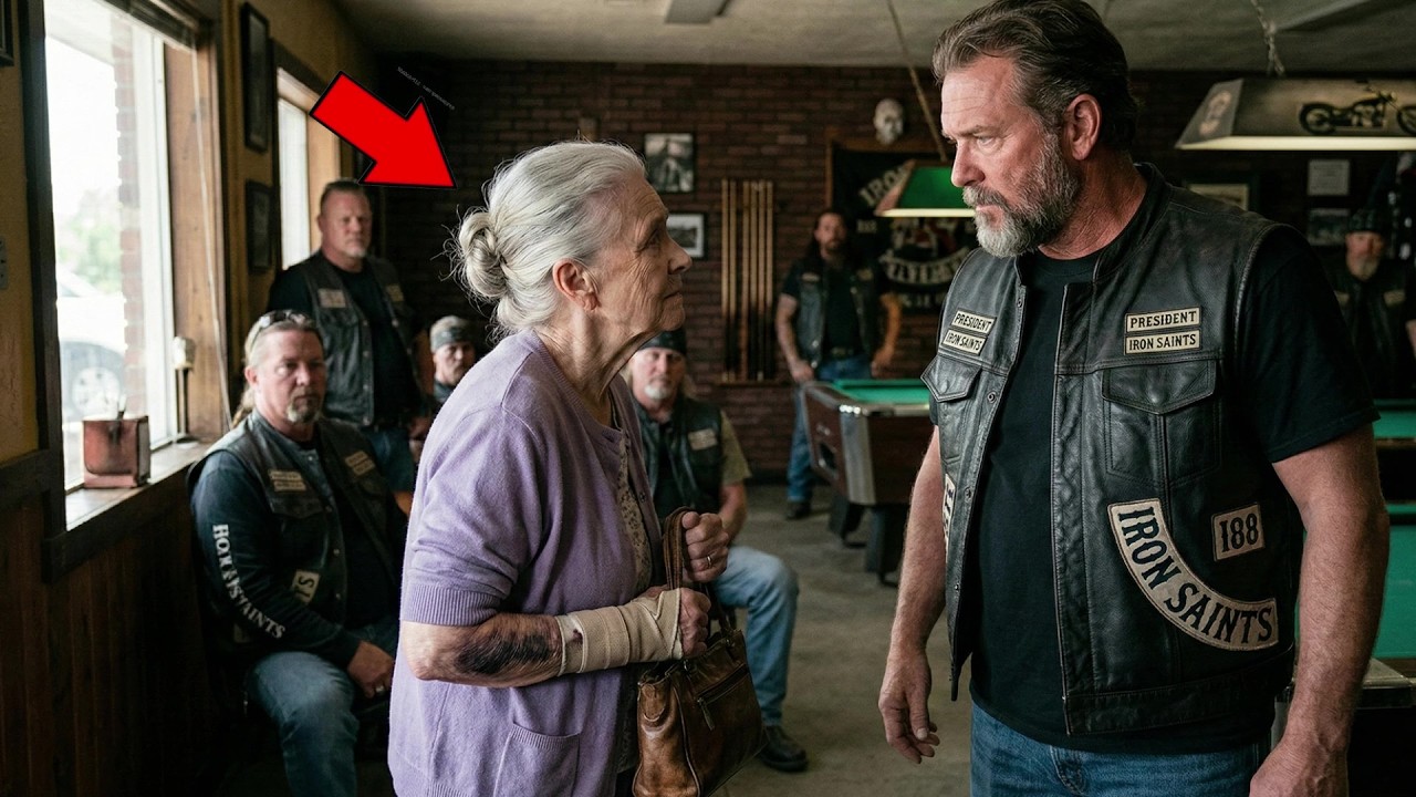 Old Lady With Bruised Arm Asked Bikers 'Can I Work Here?' — The Truth Left The Hell Angels Shattered