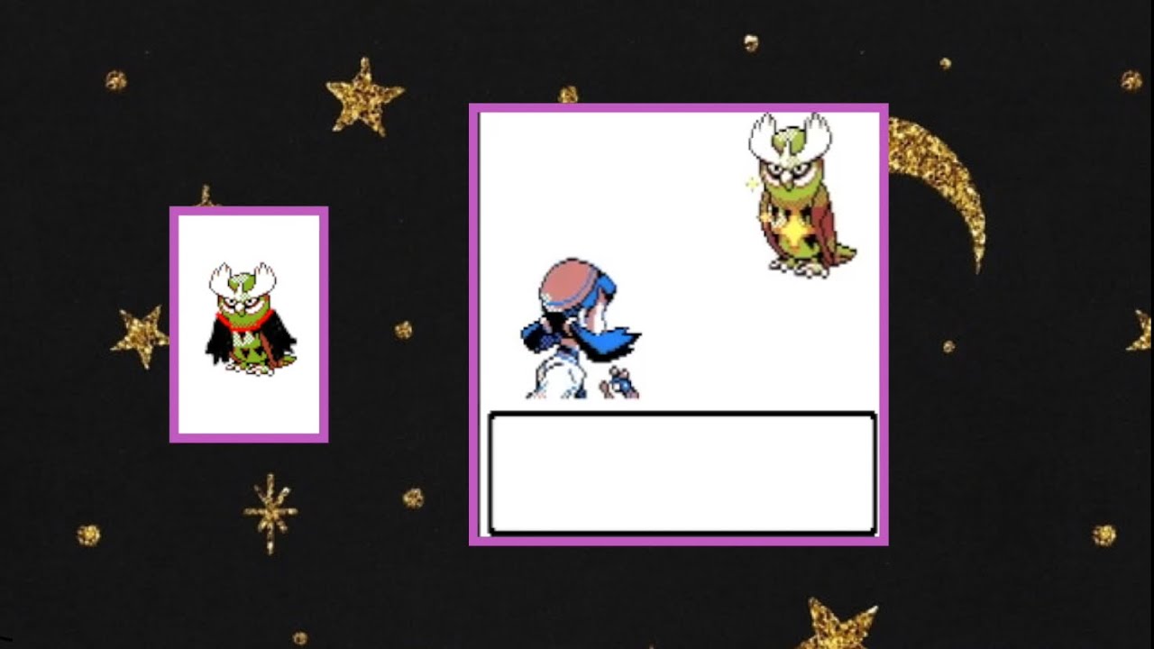 Live Shiny Gen 2 Noctowl - Pokémon Crystal Halloween Hunt