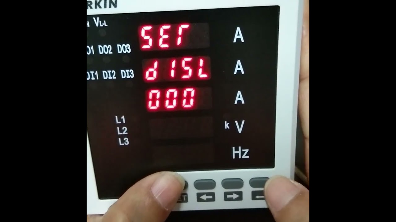 Cara Seting Panel Meter Digital LR-3UIF35  LARKIN