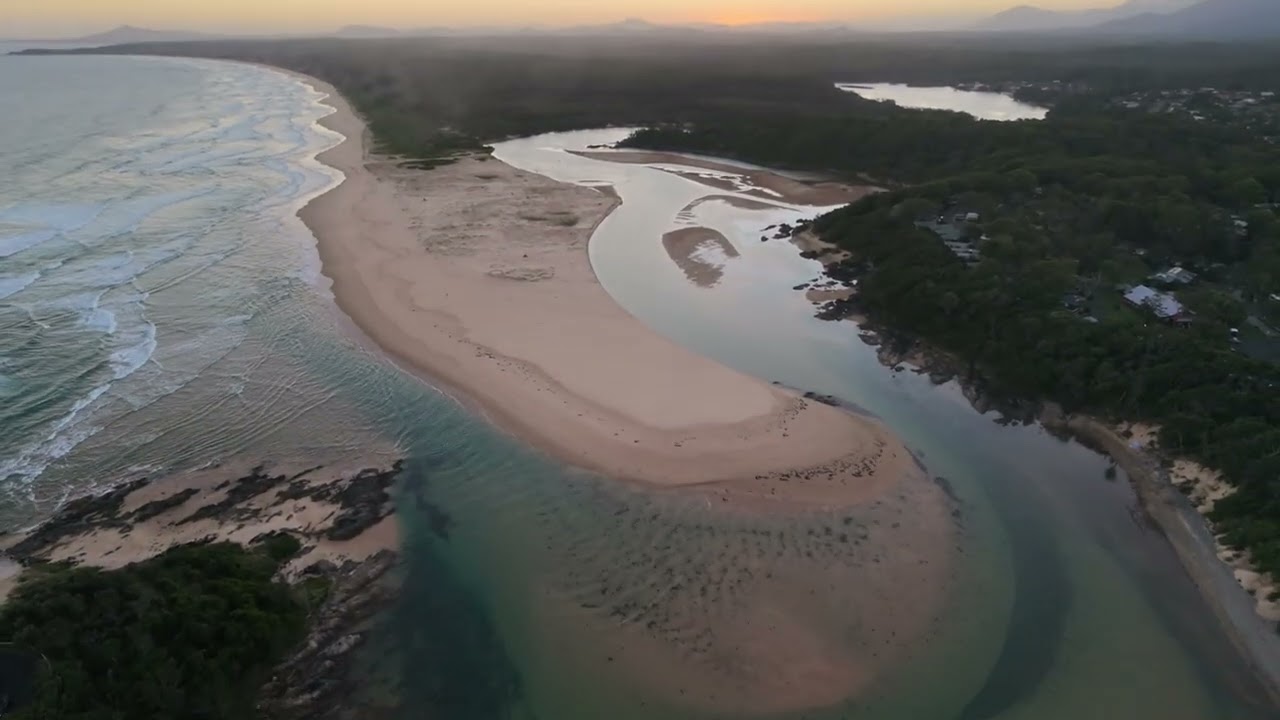 Bonville Ck & Southies Headland Birdseye View