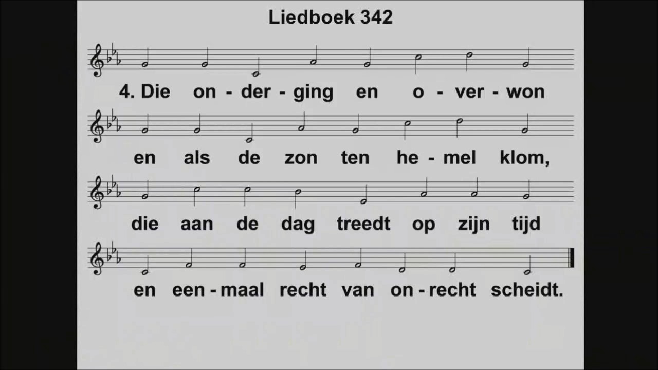 Lied 342; In God de Vader op Zijn troon
