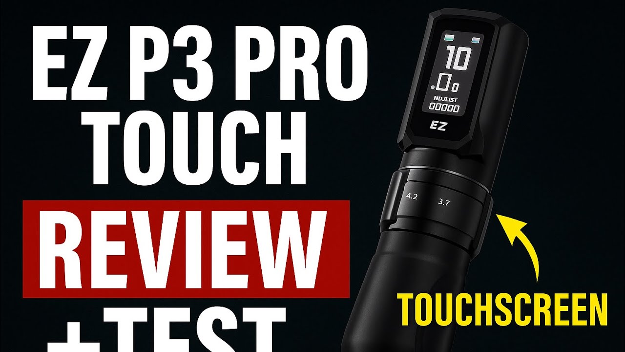 Is the EZ P3 Pro Touch the Future of Tattoo Machines? (Touchscreen + Adjustable Stroke)