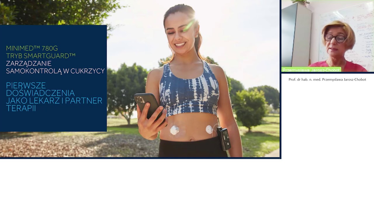 Tryb SmartGuard w MiniMed 780G z prof. P. Jarosz – Chobot - webinar