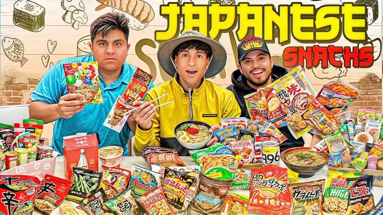 Three Hispanics Try JAPANESE SNACKS For The FIRST TIME! Ft. @Chicostoxicos