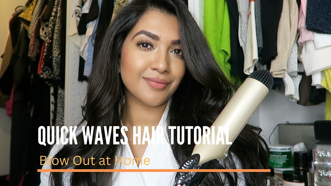 Quick Waves | Blow Out at Home | Vithya Hair and Makeup