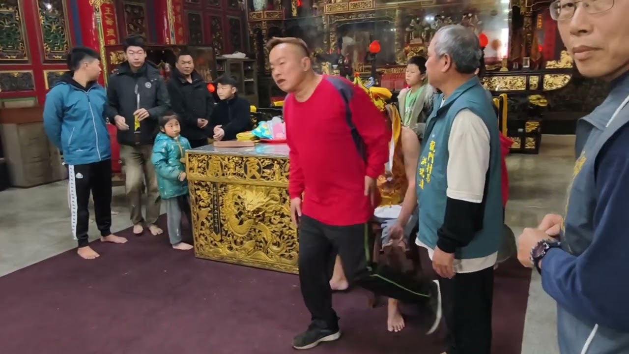 澎湖龍門安良廟舉行王船龍骨開斧大典