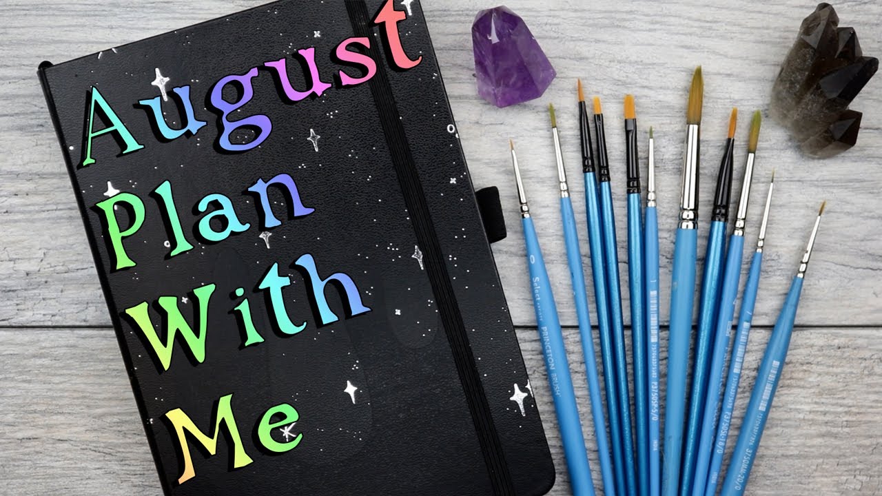 August Plan With Me | Bullet Journal Setup