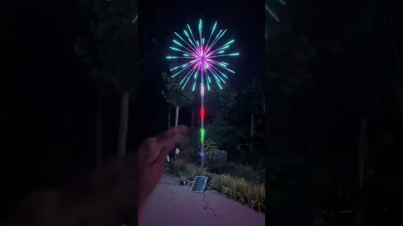 Fireworks LED Strip Light RGB Sound Control Symphony Firework Light