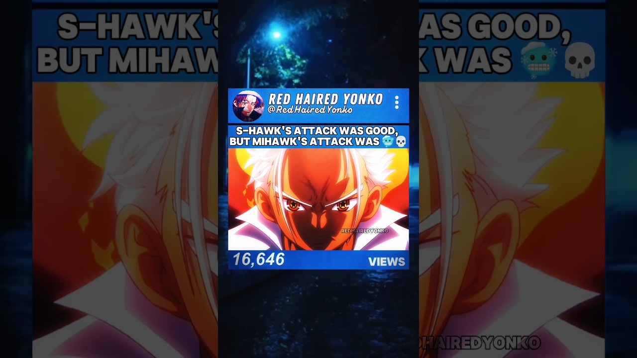 S-Hawk's Attack Was Good, But Mihawk's Attack Was 🥶💀 #onepiece