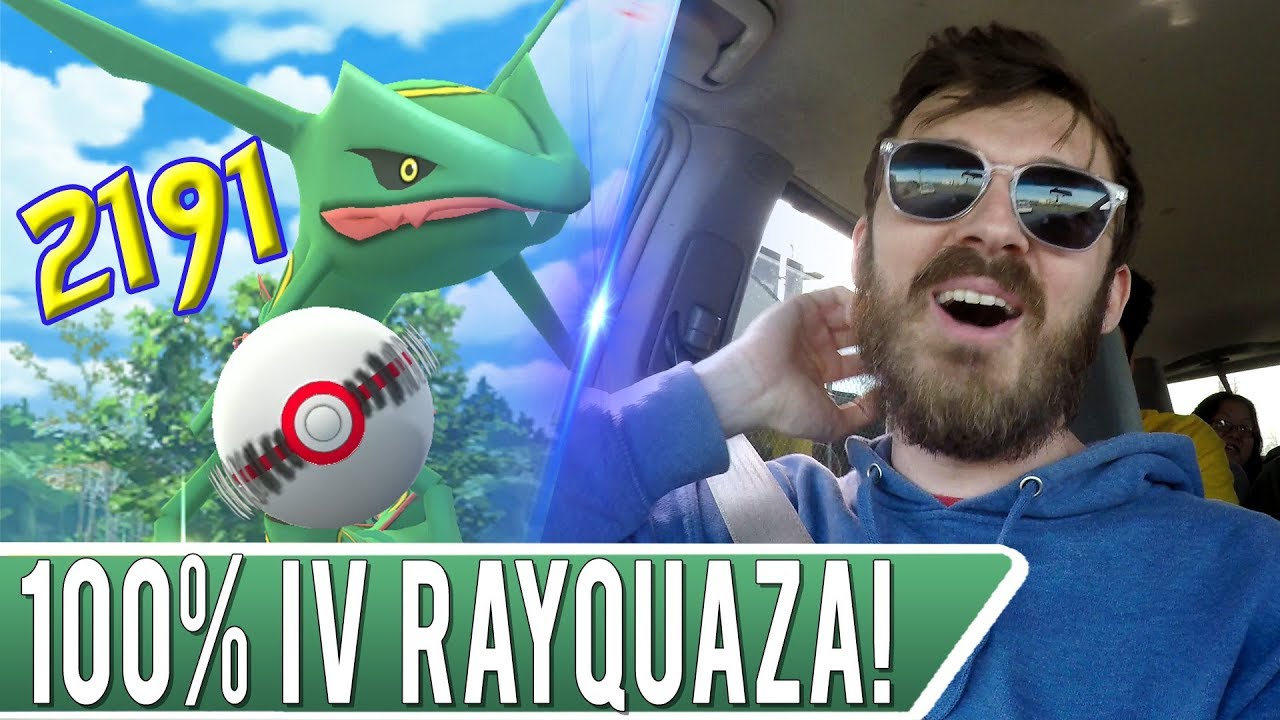 100% IV RAYQUAZA RAID ENCOUNTER! Rayquaza Raid Train with
