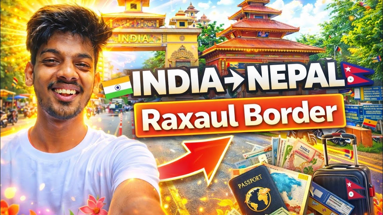 India to Nepal via Raxaul Border 🇮🇳➡🇳🇵 | Complete Border Crossing Guide | Travel Vlog