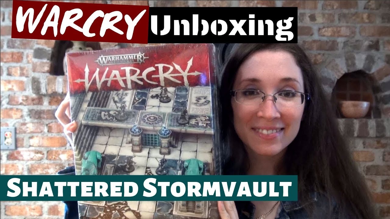 WARCRY Shattered Stormvault Terrain Expansion Unboxing !!