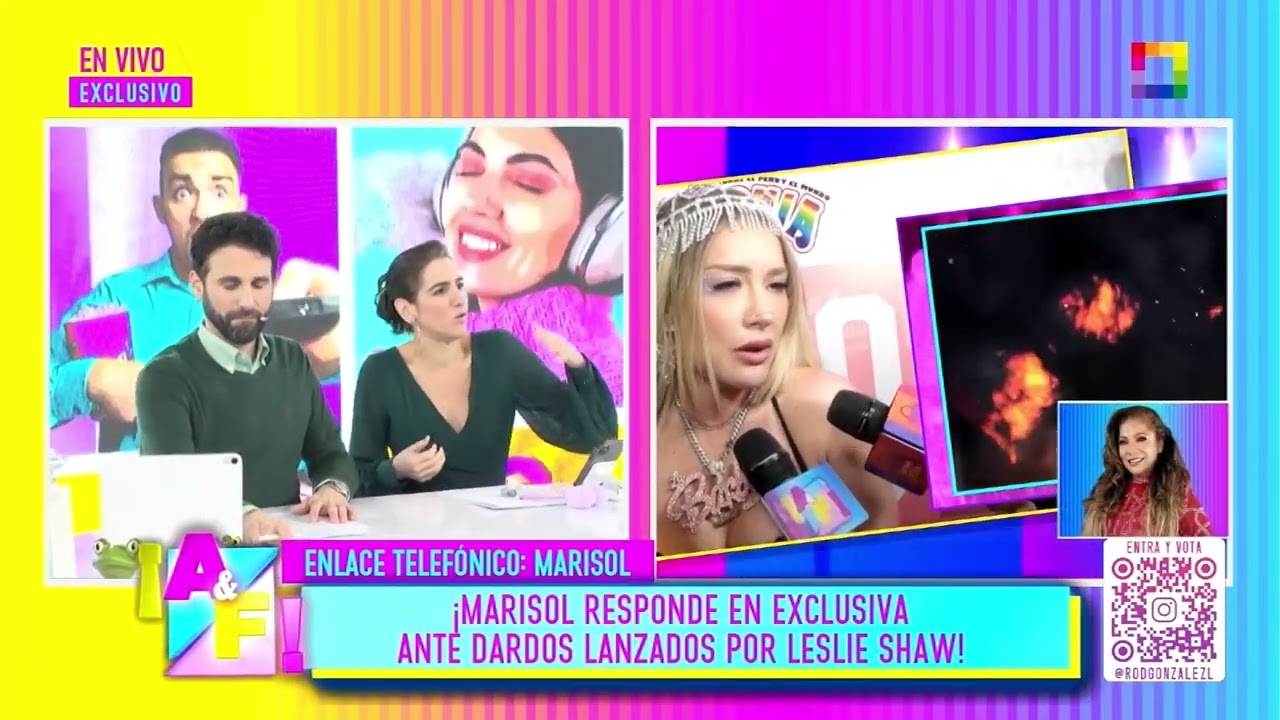 Amor y Fuego - AGO 14 - MARISOL RESPONDE ANTE DARDOS LANZADOS POR LESLIE SHAW | Willax