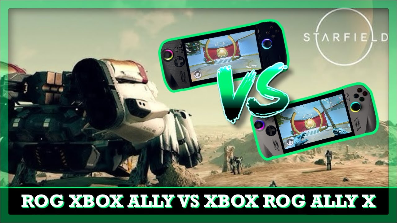 Xbox ROG Ally X vs ROG Xbox Ally: Starfield
