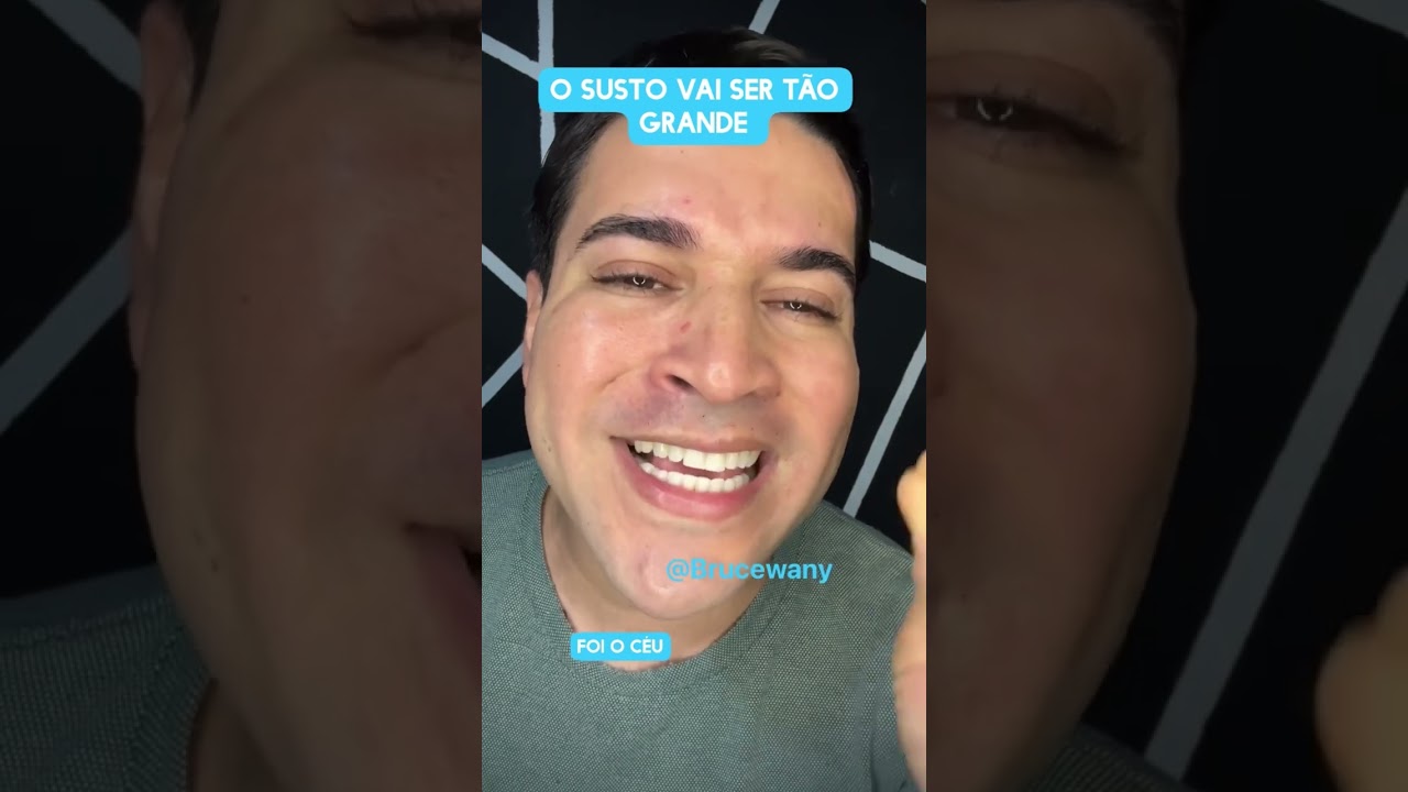 O susto vai ser tão grande