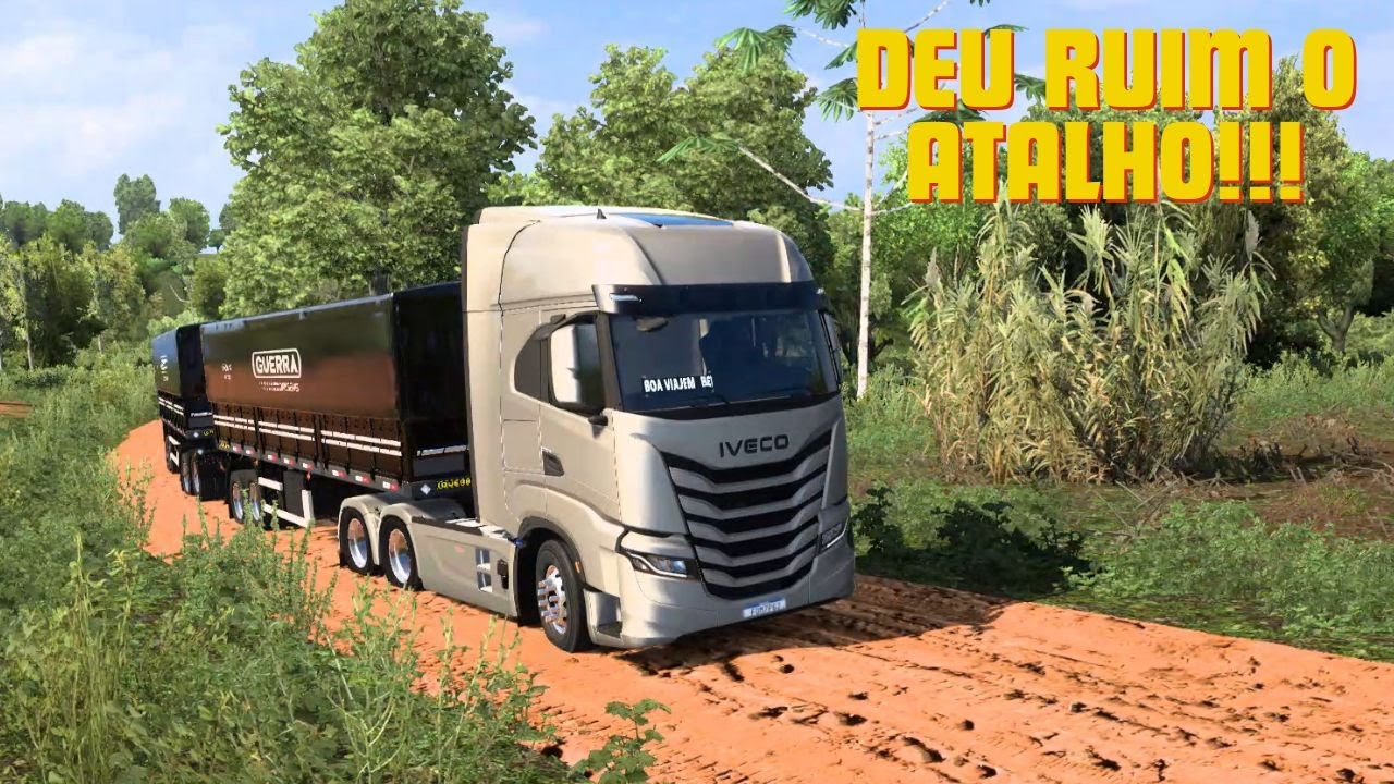 IVECO S-WAY NO RODOTREM - MAPA RBR ETS 1.56