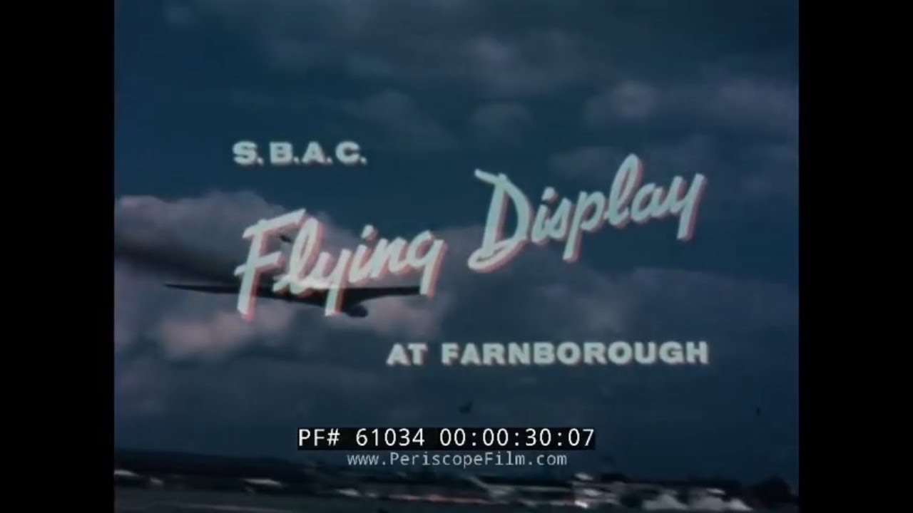 1960 FARNBOROUGH AIR SHOW  DEHAVILLAND & BRISTOL JET AIRCRAFT  61034