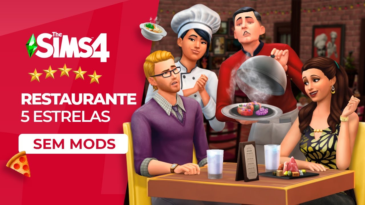 Como Ganhar Dinheiro | Restaurante - The Sims 4 🍔 (Sem mod) #thesims4