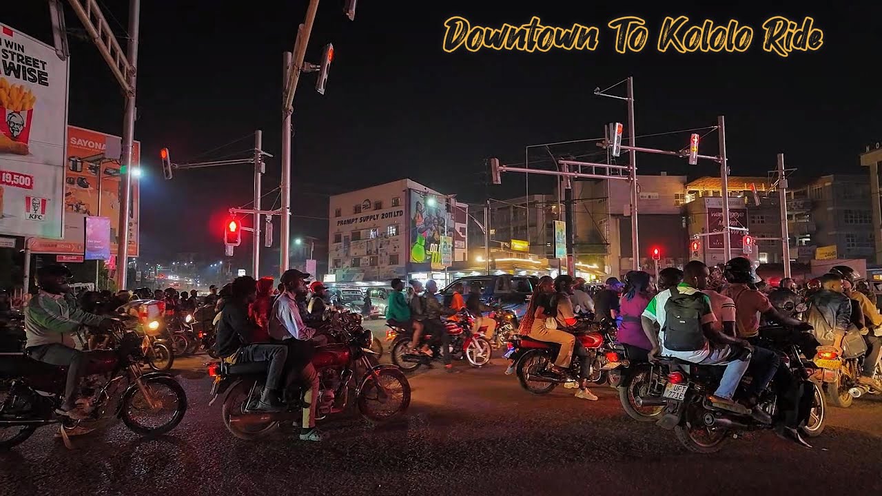 Downtown To 🇺🇬  Kololo in Kampala Uganda (East Africa)
