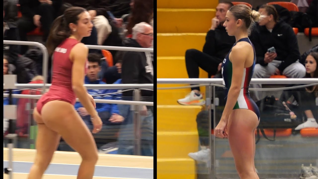 Erika Saraceni vs Veronika Zanon Women's Triple Jump Technique Slow motion 120 fps Ancona 2025