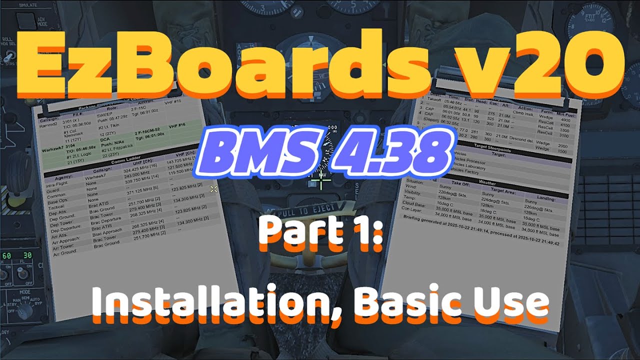 EZBoards v20 - BMS 4.38 - Part 1: Installation and basic use