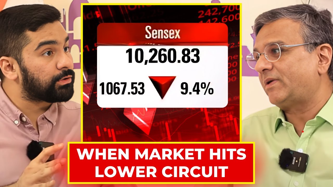 When STOCK MARKET hit LOWER CIRCUIT | Black day In Stock Market History