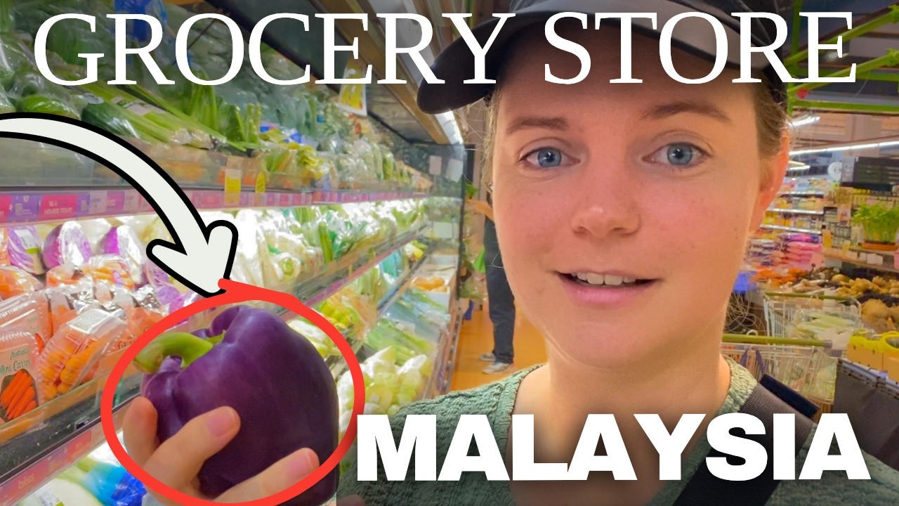 We (Americans) Explored A Grocery Store in Malaysia! And What We Found Surprised Us