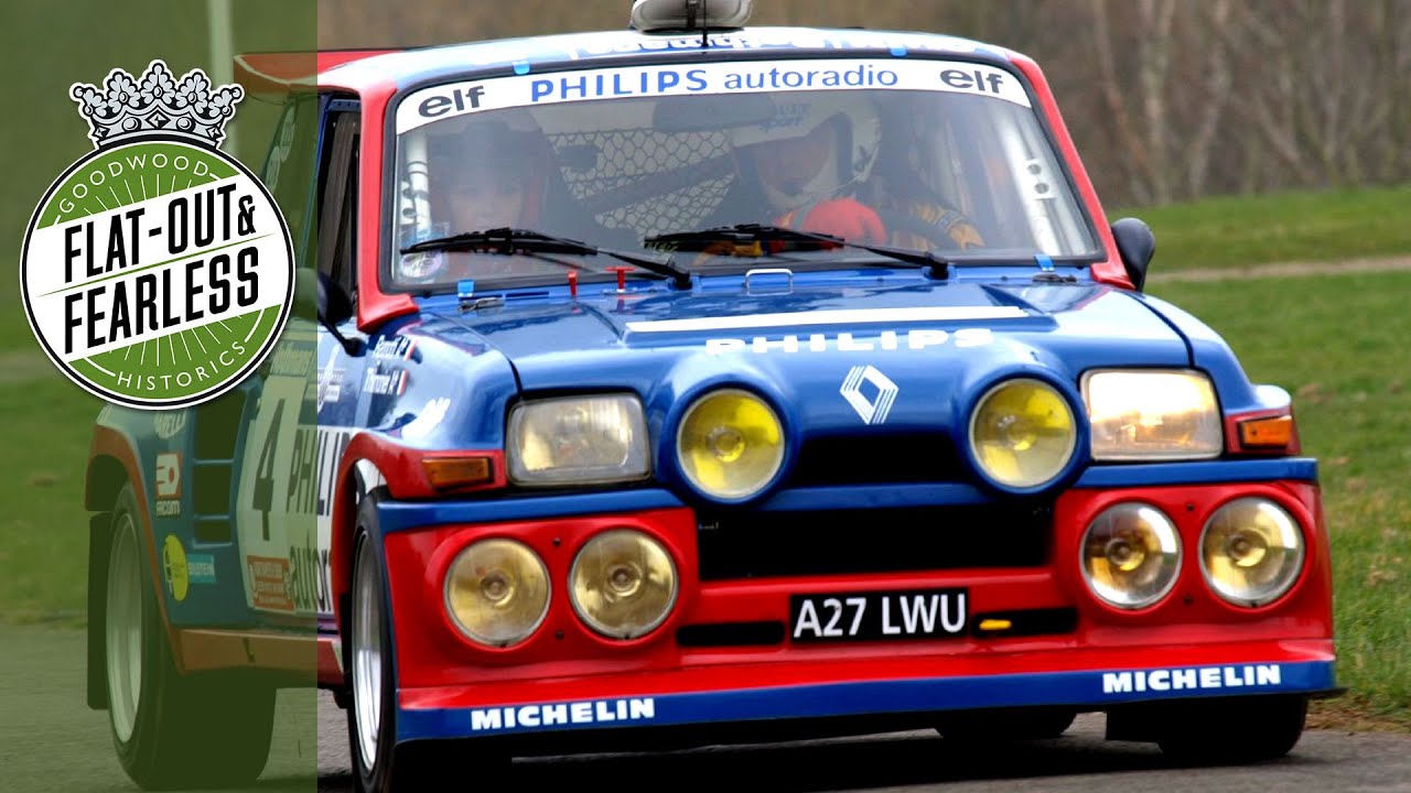 Jean Ragnotti high-speed spinning up the Hill Climb