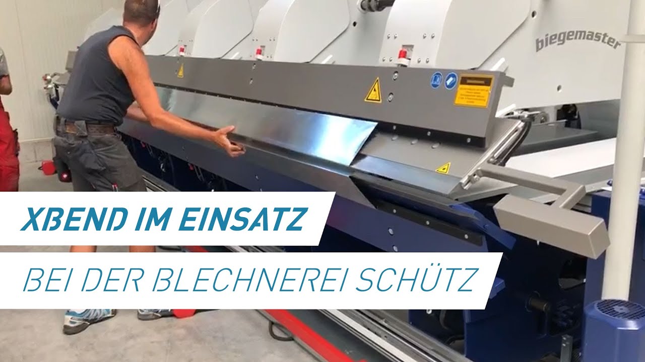 Präzise Positionierung & einfaches Einlegen der Bleche bei der Blechnerei Schütz