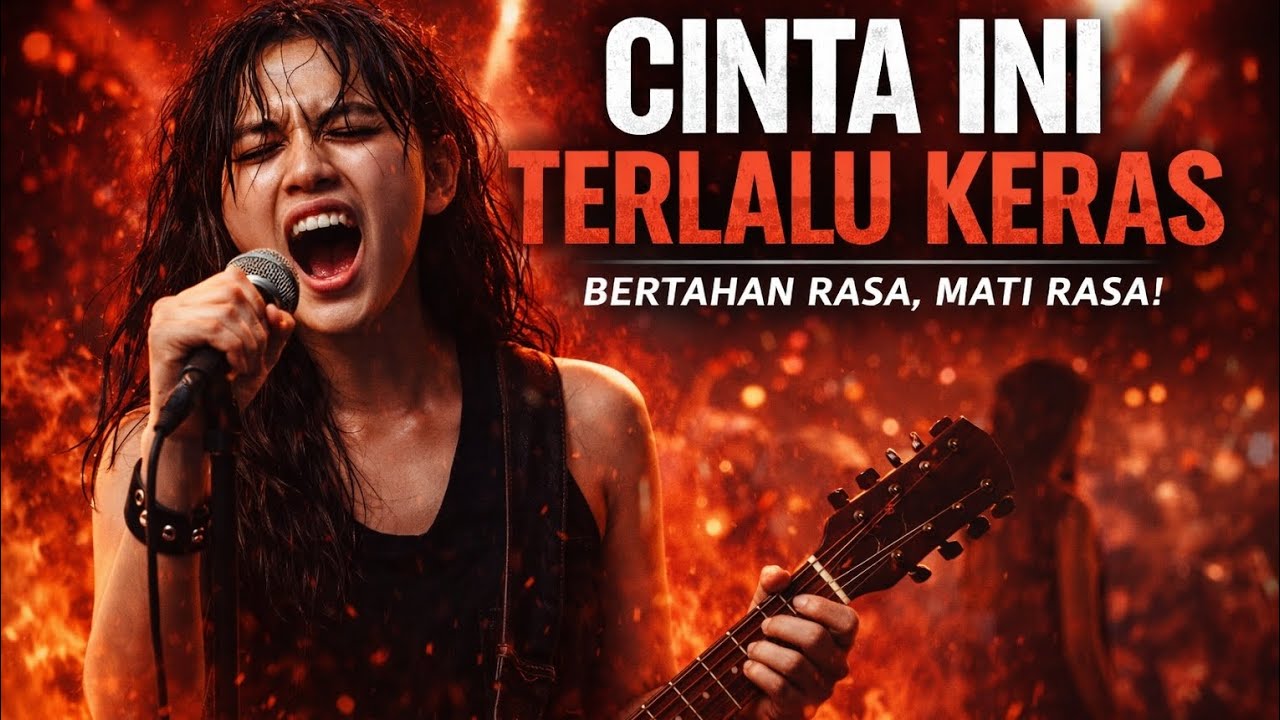 Lagu Malaysia terbaru cinta ini terlalu keras (IRAMA MUSIK AI ) @ciptaanmu411