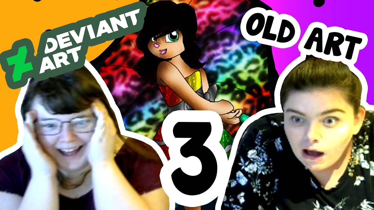 Reacting to Old Art with My Best Friend! - DeviantART Episode 3! | Zo&euml; Marriner