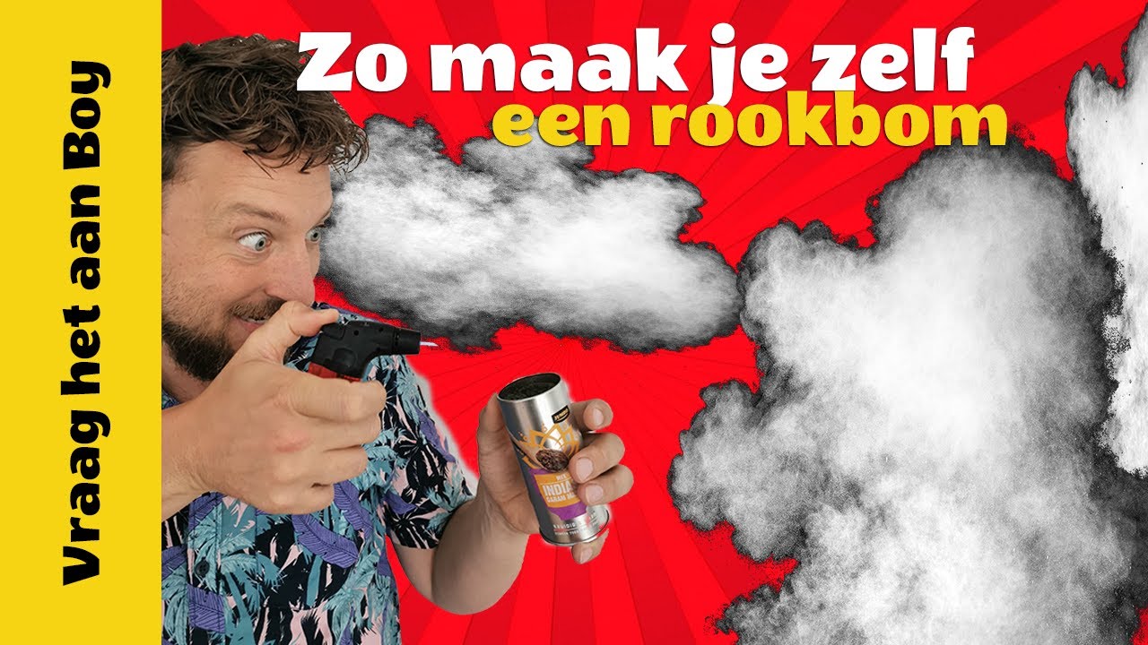 Vraag het aan Boy: hoe maak je zelf een rookbom?