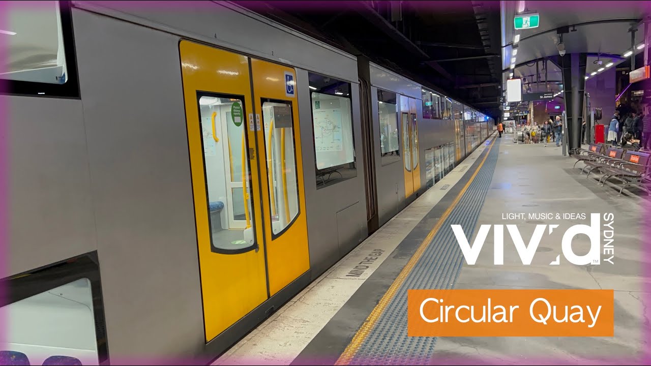 Transport for Sydney Vlog 458: Circular Quay Trainspotting - Vivid Sydney 2022