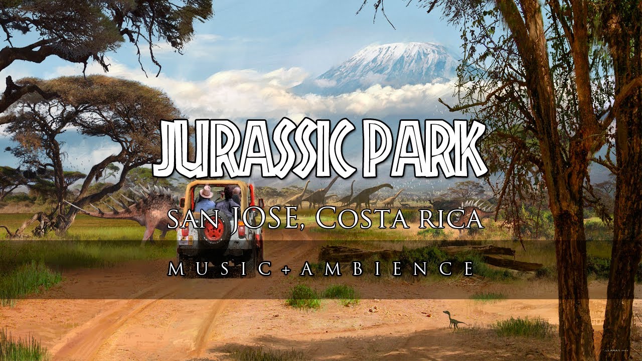 Jurassic Park Costa Rica jeep Music - Las Gaviotas 🦕🎧