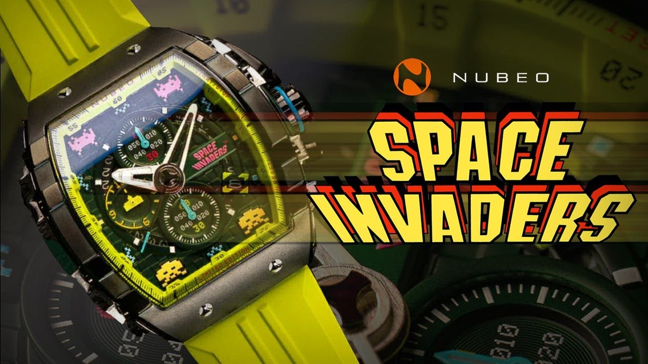 NUBEO: Space Invaders - 45th Anniversary Limited Edition Watch