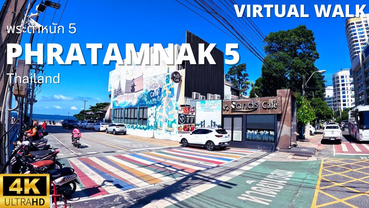 Virtual Walk – Phratamnak Soi 5 and surrounding alleys 4K UHD | Jomtien, Thailand