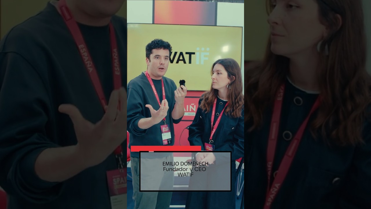 🎙️ElPabell&oacute;nEnVivo| 🗣 Emilio Dom&eacute;nech y Mar Manrique, de WATIF, en #SPAINMWC25