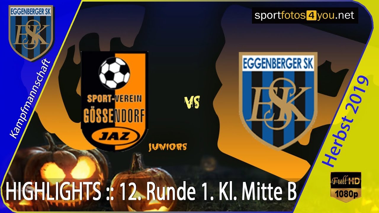 🔵 12. Runde 1. Kl. Mitte B ⚽️ SV Gössendorf Juniors 🆚 ESK Graz ⚽️ vom 31.10.2019