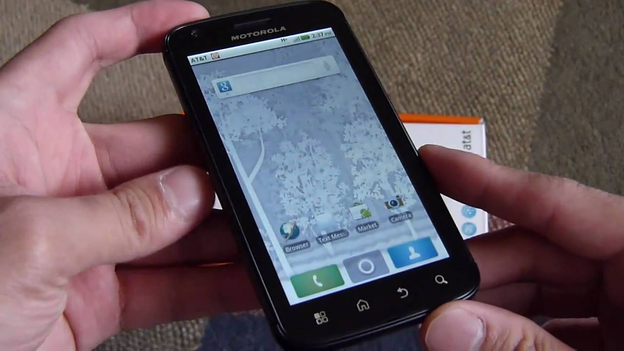 Motorola ATRIX 4G Unboxing