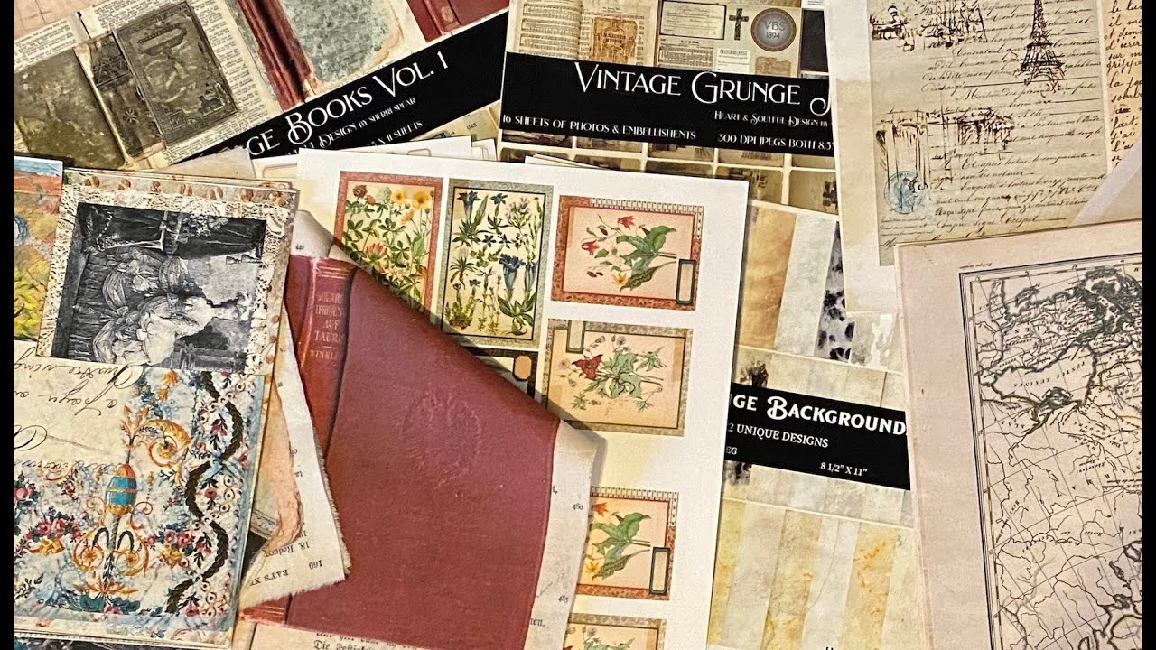 BUYING JUNK JOURNAL DIGITALS  FOR BEGINNERS:  The Do's & Don'ts & Tips & Tricks for Printing Pt. 1