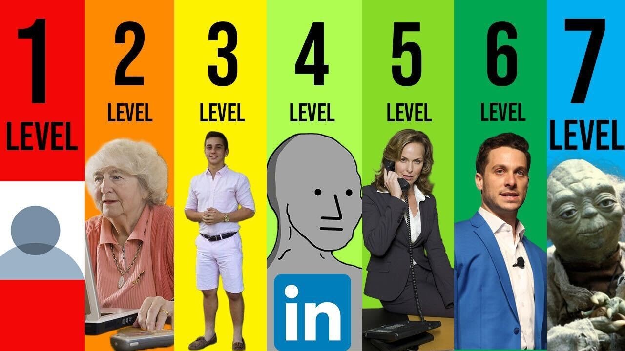 The 7 Levels of LinkedIn...