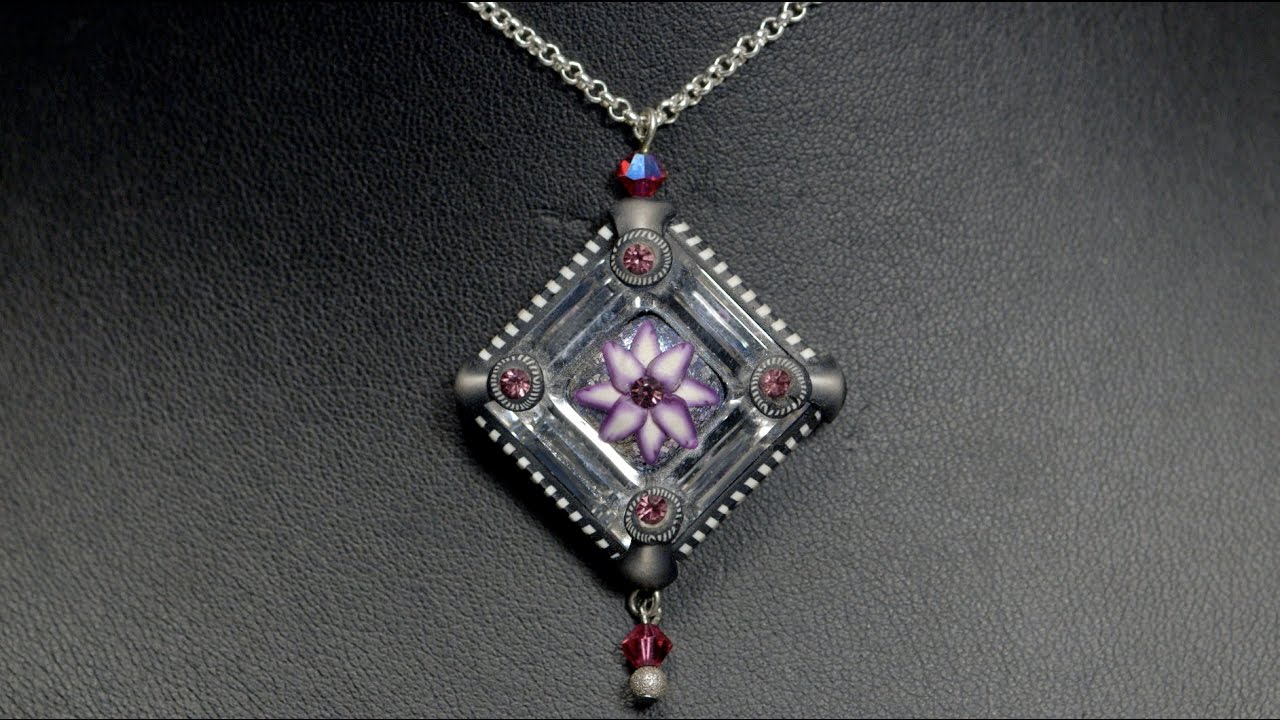 Polymer Clay Embellished Crystals