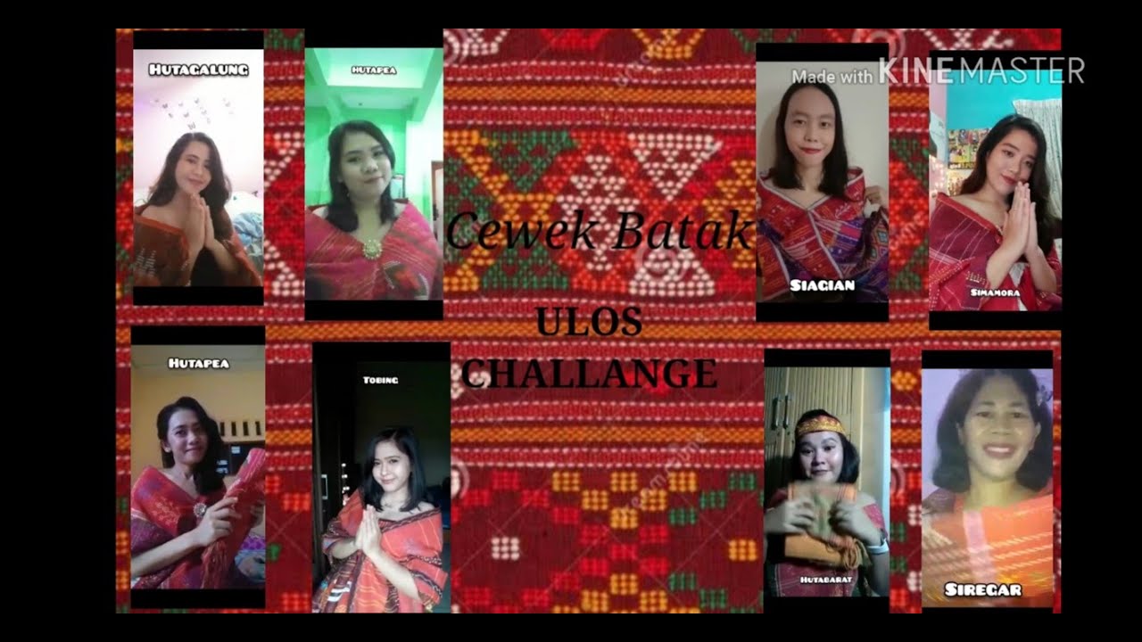 ULOS CHALLANGE DARI PARA 8 GADIS #uloschallange #BoruNiRaja #ulosbatak #borubatak